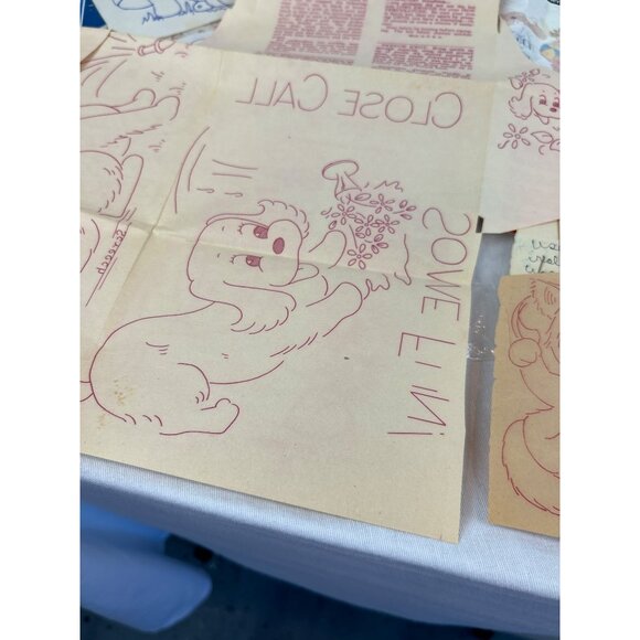 Vintage Ephemera Crafting Aunt Marthas Hot Iron Transfers For Embroidery - Picture 2 of 7